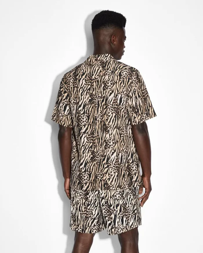 Ksubi Zoo Resort Ss Shirt Multi Mens Shirts