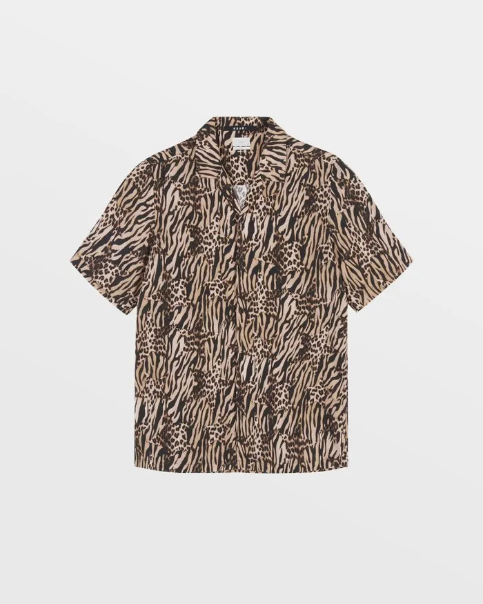 Ksubi Zoo Resort Ss Shirt Multi Mens Shirts