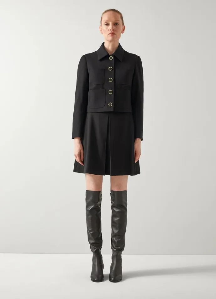 LKBennett Coats and Jackets Women Halina Black Jacket