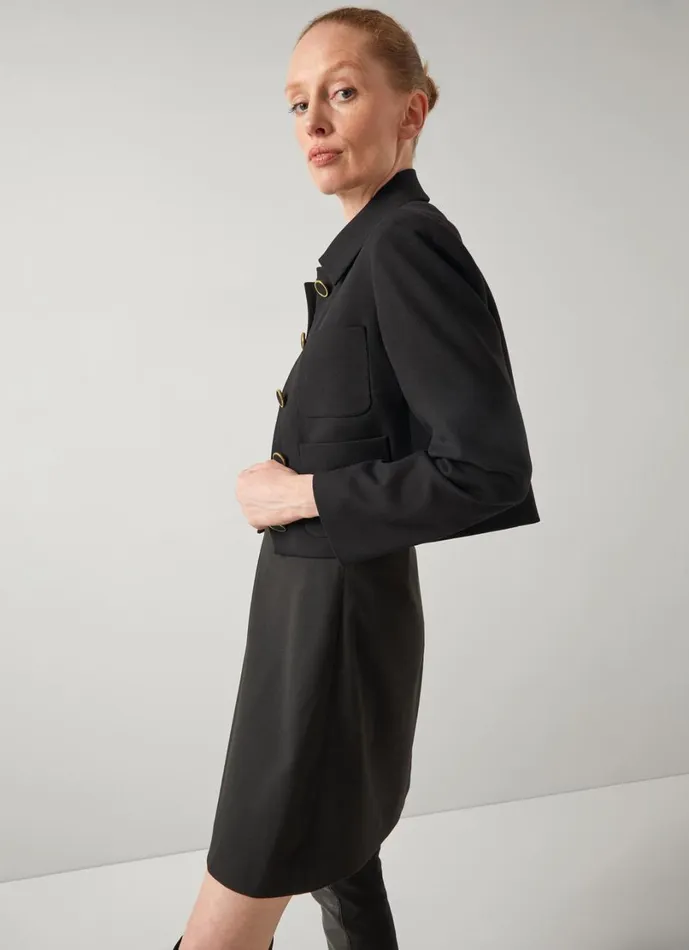 LKBennett Coats and Jackets Women Halina Black Jacket
