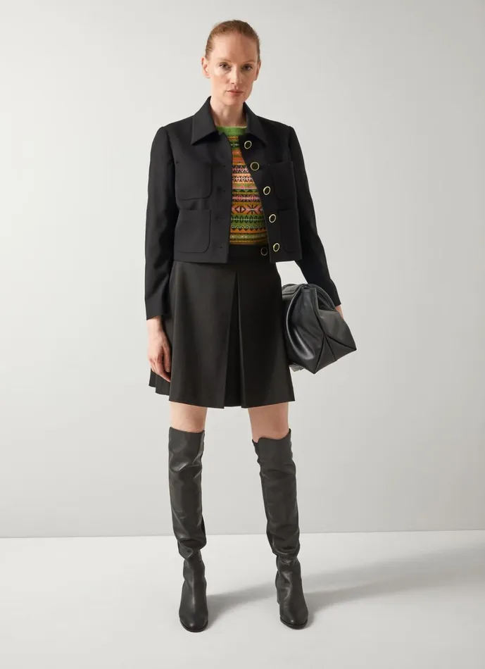 LKBennett Coats and Jackets Women Halina Black Jacket