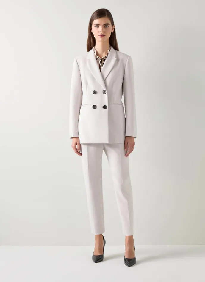 LKBennett Coats and Jackets Women Mariner Putty Tailored Jacket