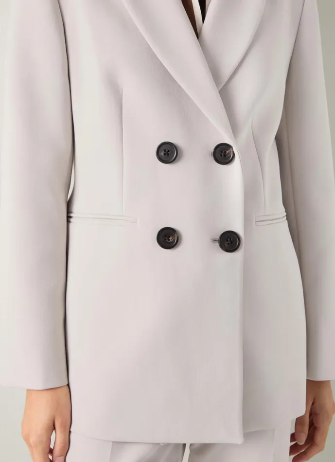 LKBennett Coats and Jackets Women Mariner Putty Tailored Jacket