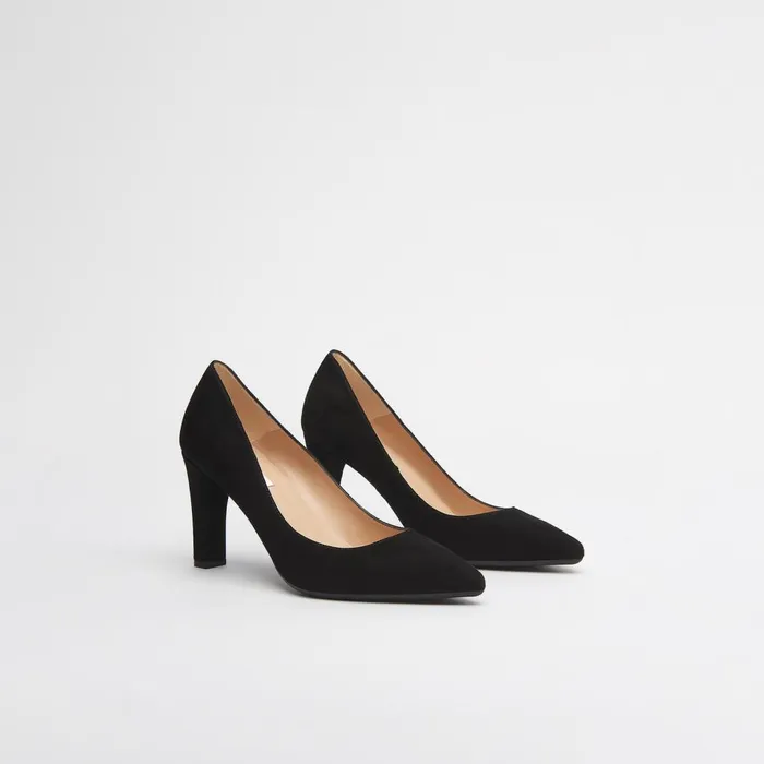 LKBennett Court Shoes Women Tess Black Suede Courts LKBennett Court Shoes Women Tess Black Suede Courts