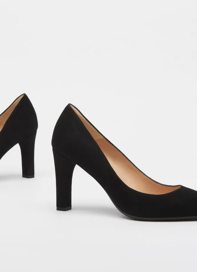 LKBennett Court Shoes Women Tess Black Suede Courts LKBennett Court Shoes Women Tess Black Suede Courts