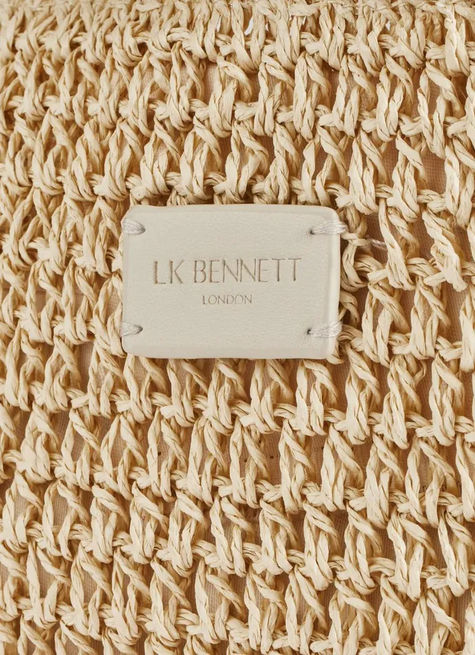 LKBennett Shoulder Bags Women Issie Natural Raffia Shoulder Bag