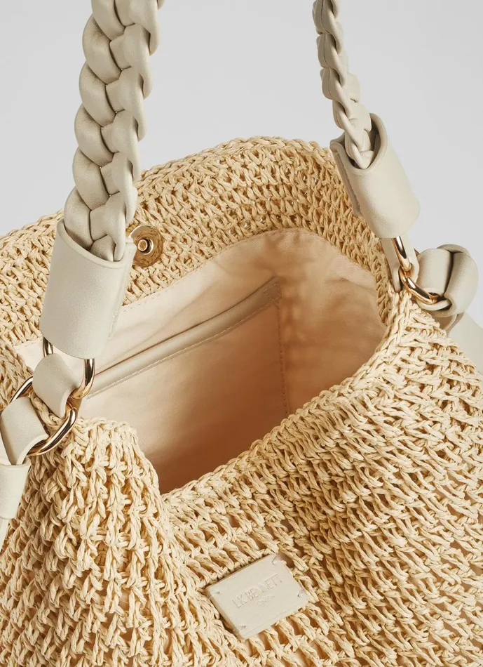 LKBennett Shoulder Bags Women Issie Natural Raffia Shoulder Bag