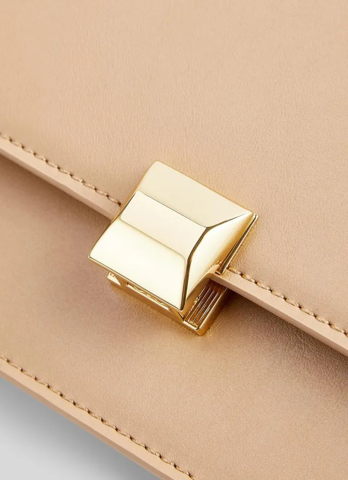 LKBennett Shoulder Bags Women Ottie Camel Vegan Leather Shoulder Bag LKBennett Shoulder Bags Women Ottie Camel Vegan Leather Shoulder Bag