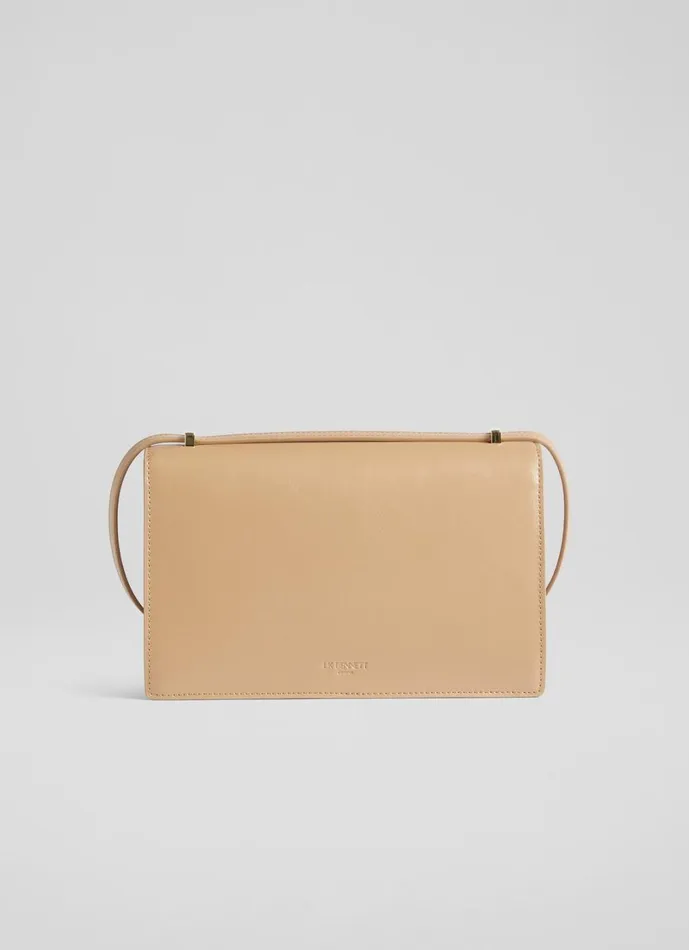LKBennett Shoulder Bags Women Ottie Camel Vegan Leather Shoulder Bag LKBennett Shoulder Bags Women Ottie Camel Vegan Leather Shoulder Bag