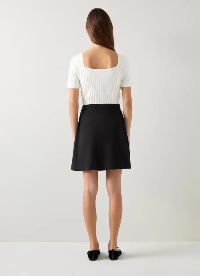 LKBennett Tops Women Maria Ivory Beaded Knitted Top