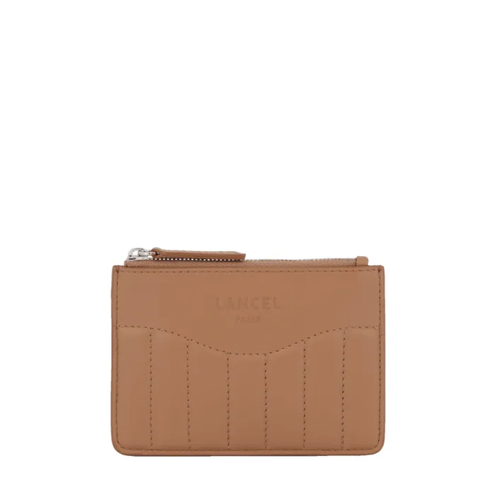L Zip Card Holder Granite Women Lancel Card Holder