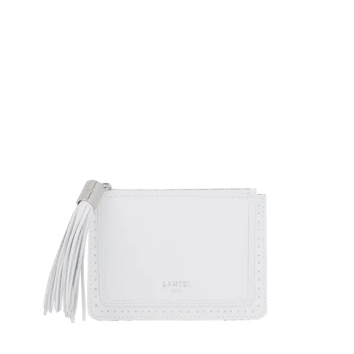 L Zip Cardholder Optic White Women Lancel Wallet