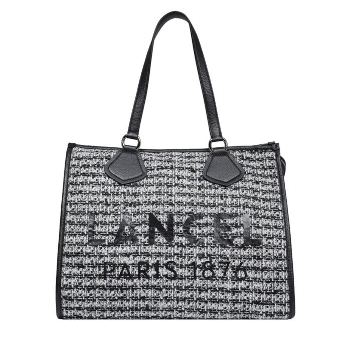 L Zip Tote Multico White Women Lancel Tote Bags
