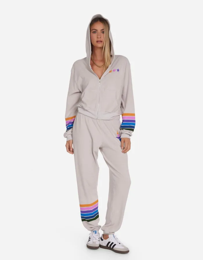 Lachelle Color Stripe Star Cloud Women039s Lauren Moshi Hoodies