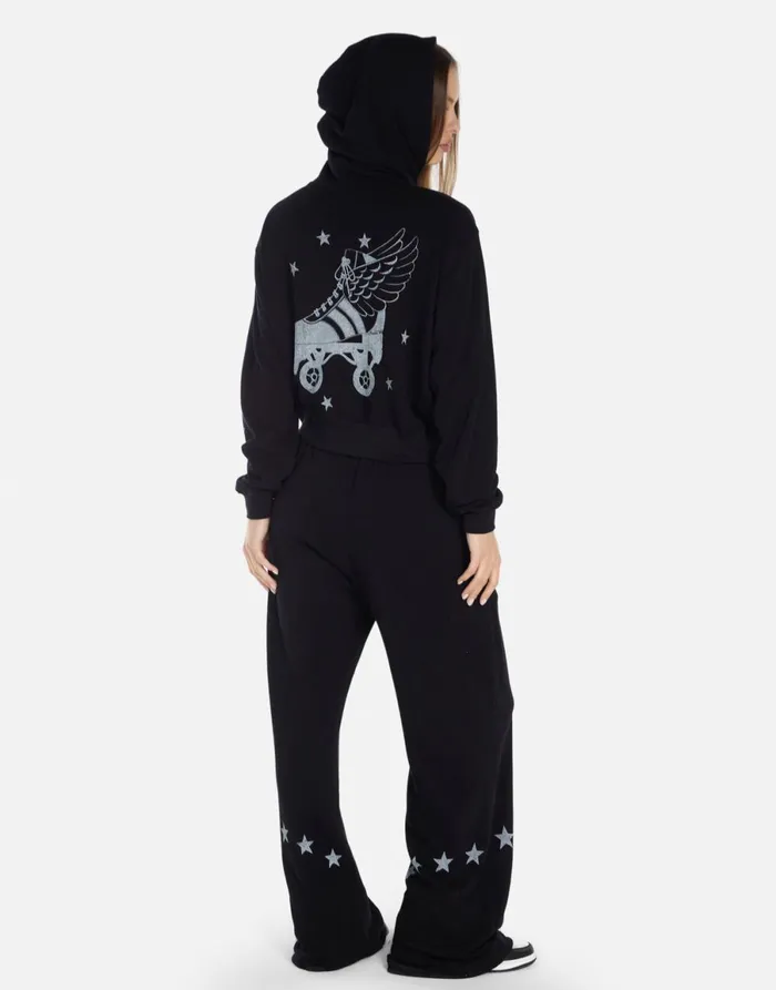 Lachelle Retro Skate Black Women039s Lauren Moshi Hoodies