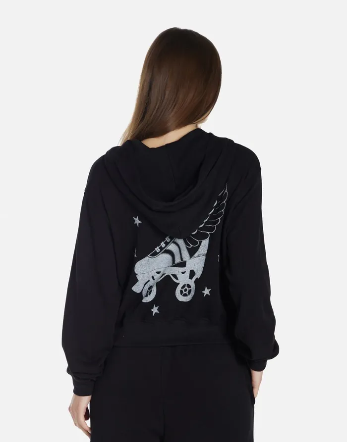 Lachelle Retro Skate Black Women039s Lauren Moshi Hoodies