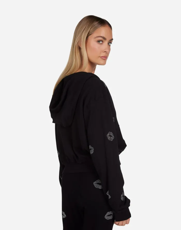 Lachelle Stud Kisses Black Women039s Lauren Moshi Hoodies