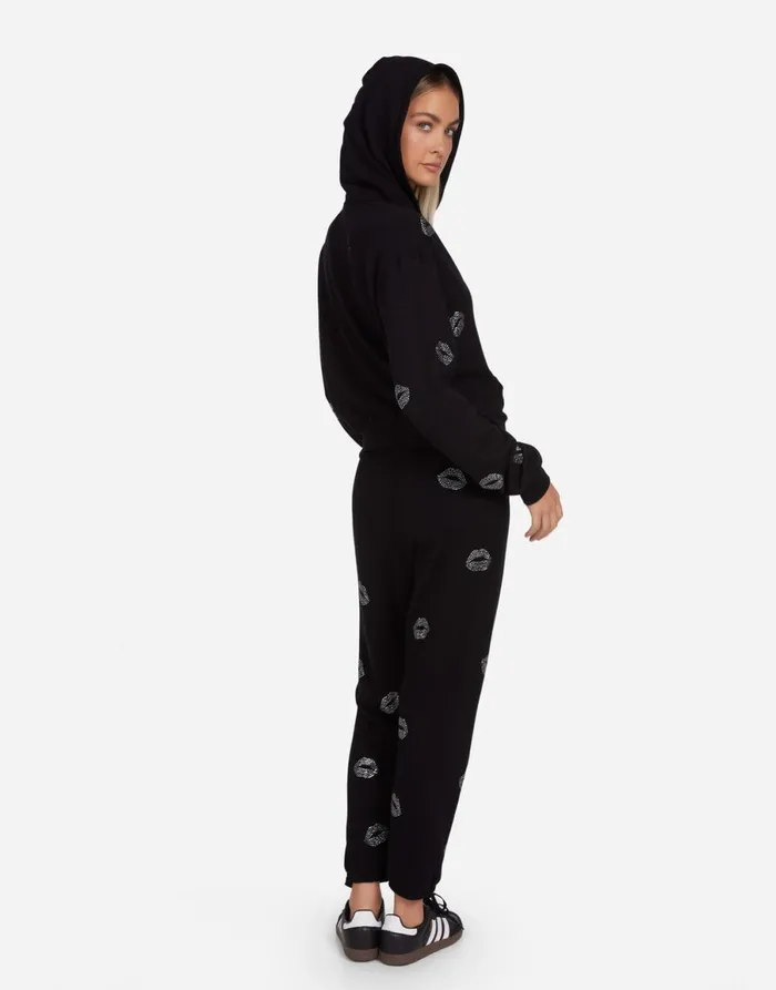 Lachelle Stud Kisses Black Women039s Lauren Moshi Hoodies