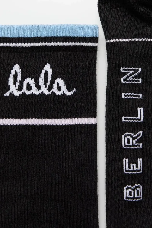 Lala Berlin Accessories Socks Allena Cotton Mix Black 8211 Women