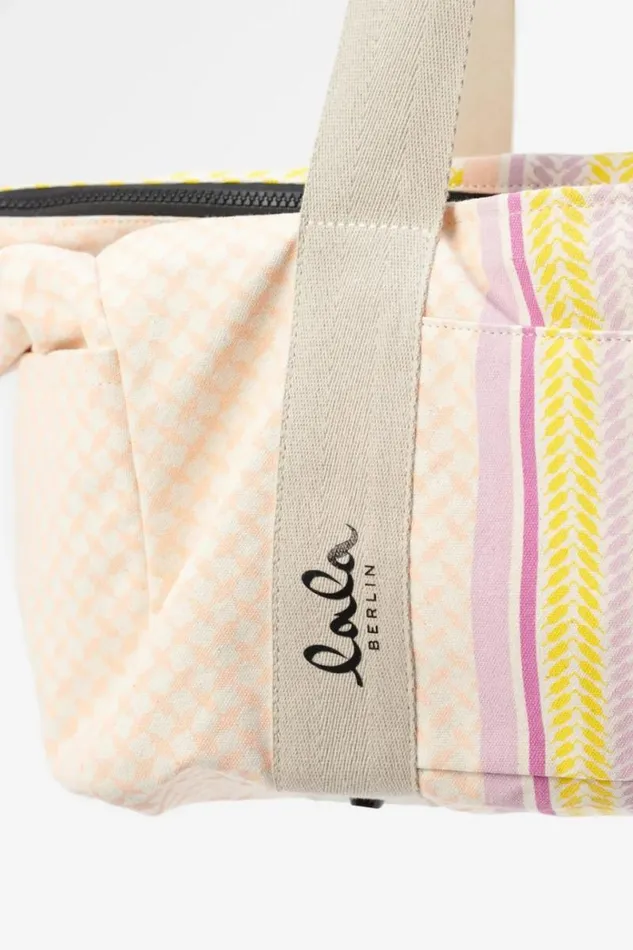 Lala Berlin Bags Big Bag Muriel Colored Canvas Heritage Stripe Yellow 8211 Women