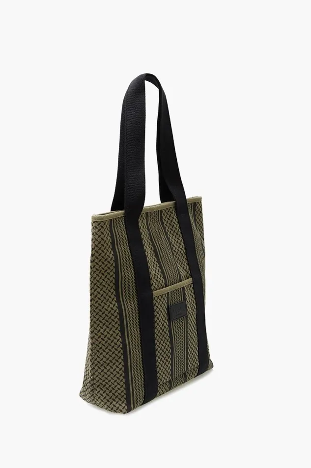 Lala Berlin Bags Tote Carmela Canvas Oliveblack 8211 Women