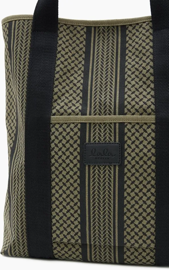 Lala Berlin Bags Tote Carmela Canvas Oliveblack 8211 Women