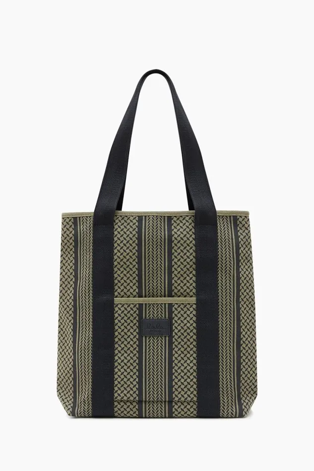 Lala Berlin Bags Tote Carmela Canvas Oliveblack 8211 Women
