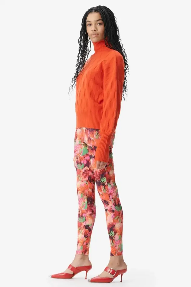 Lala Berlin Pants and Skirts Legging Leonie Polyester Mix Shibori Flower 8211 Women
