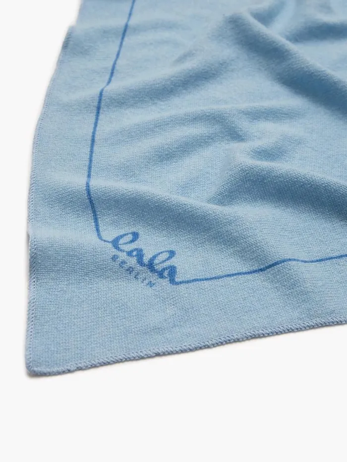 Lala Berlin Scarves and Triangles Triangle Solid M Cashmere Atlantic 8211 Women