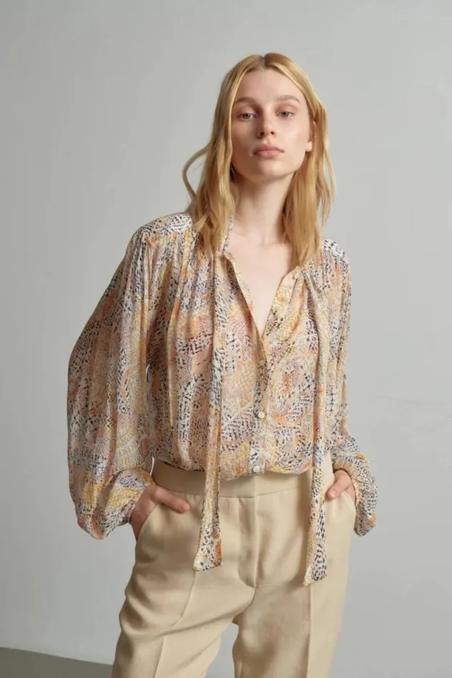 Lala Berlin Shirts and Blouses Blouse Bayliv Viscose Heritage Garden 8211 Women