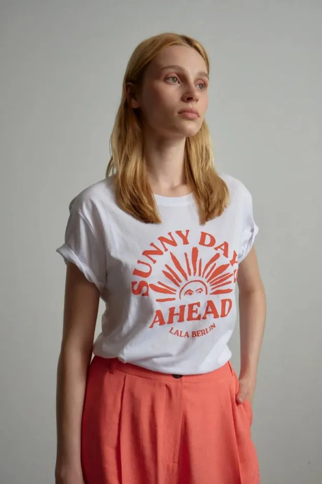 Lala Berlin Shirts and Blouses TShirt Cara Cotton Sunny Days 8211 Women