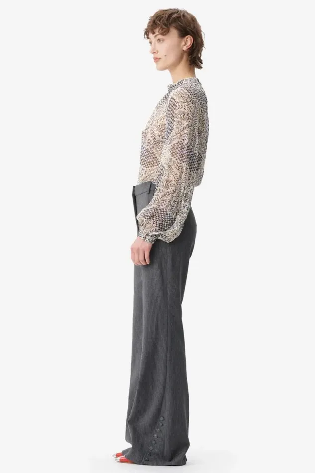 Lala Berlin Shirts and Blouses Top Talvi Viscose Heritage Star Vanilla 8211 Women