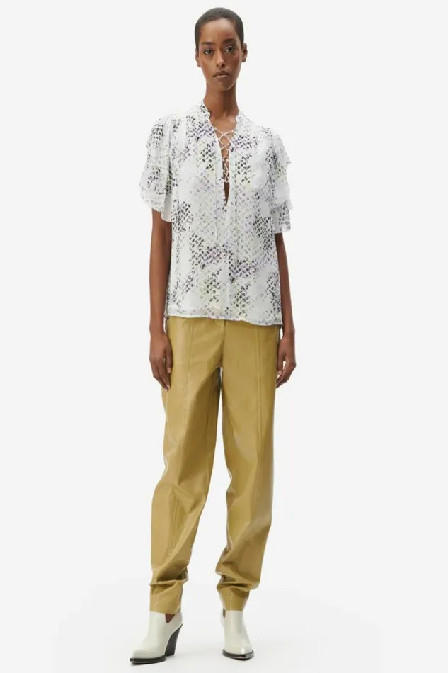 Lala Berlin Shirts and Blouses Top Tenya Viscose Dotty Heritage 8211 Women