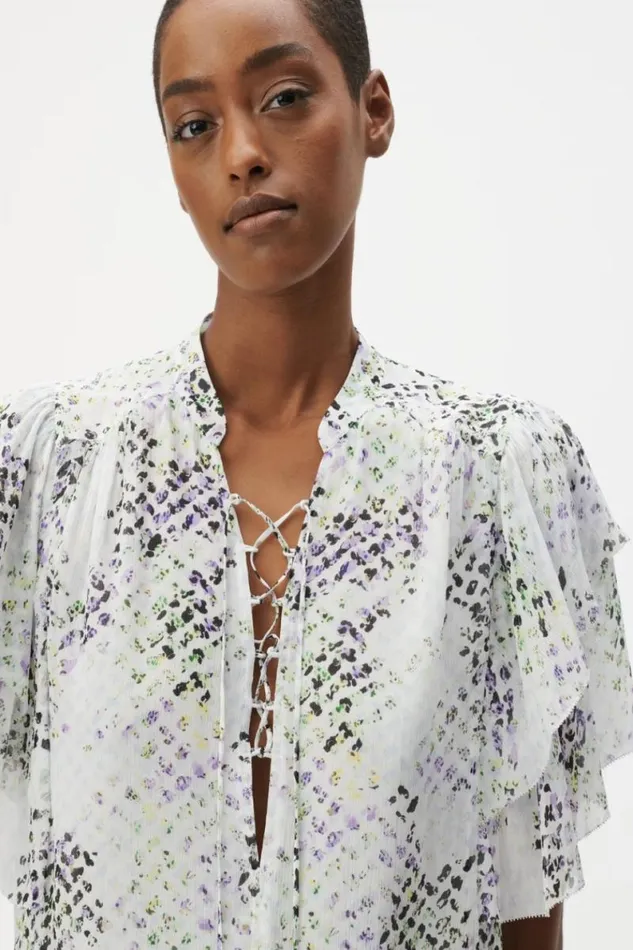 Lala Berlin Shirts and Blouses Top Tenya Viscose Dotty Heritage 8211 Women
