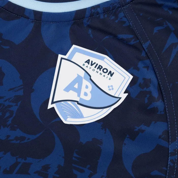 Le Coq Sportif Aviron Bayonnais 8211 Match Outfit TShirt Blue Navy Men Tshirts And Tops
