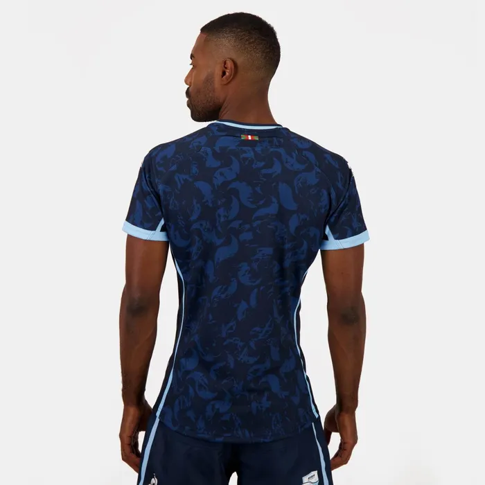 Le Coq Sportif Aviron Bayonnais 8211 Match Outfit TShirt Blue Navy Men Tshirts And Tops