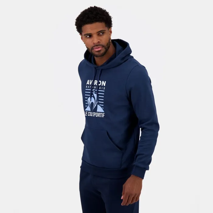 Le Coq Sportif Aviron Bayonnais Hoodie Men Sweatshirts
