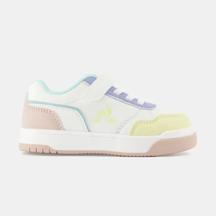Le Coq Sportif CHAUSSURES BB Shoes COURT BREAKER Baby Optical Whitepink Kids Baby And Toddler