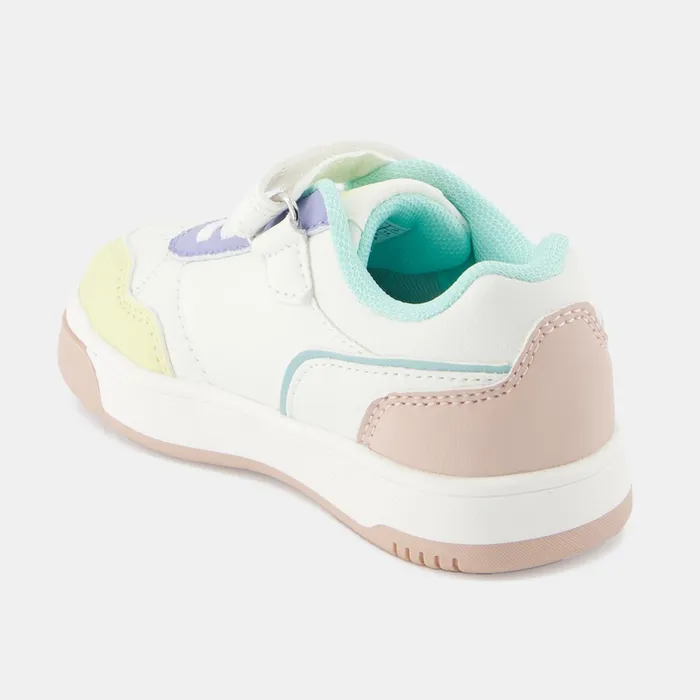 Le Coq Sportif CHAUSSURES BB Shoes COURT BREAKER Baby Optical Whitepink Kids Baby And Toddler