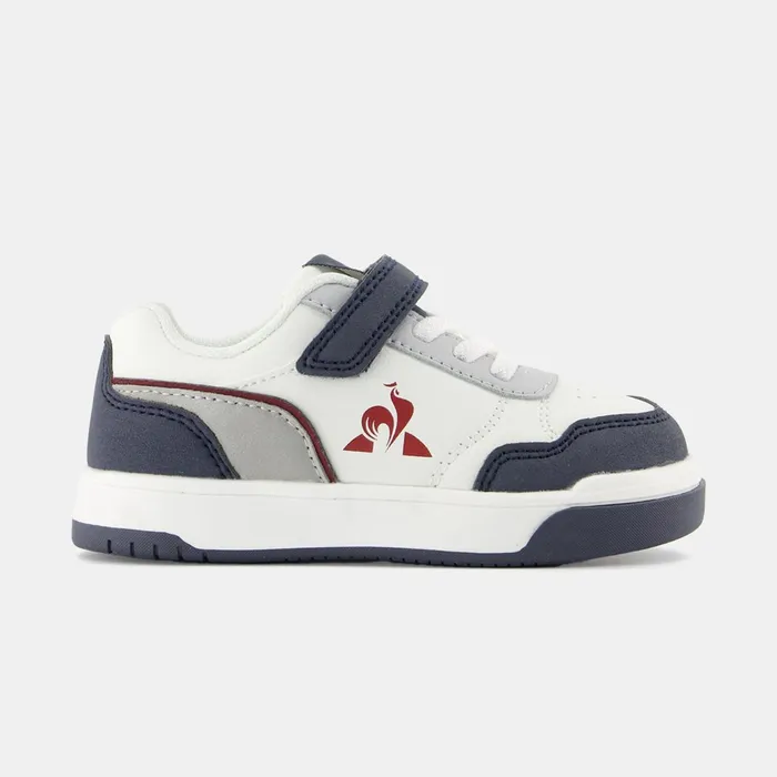 Le Coq Sportif CHAUSSURES BB Shoes LCS COURT BREAKER INF Kids Optical White Dark Slate Kids Baby And Toddler