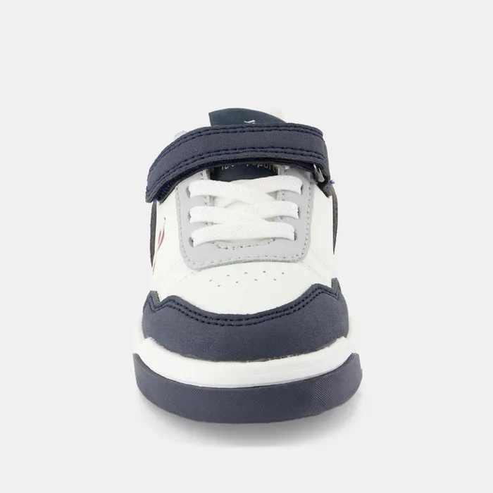 Le Coq Sportif CHAUSSURES BB Shoes LCS COURT BREAKER INF Kids Optical White Dark Slate Kids Baby And Toddler