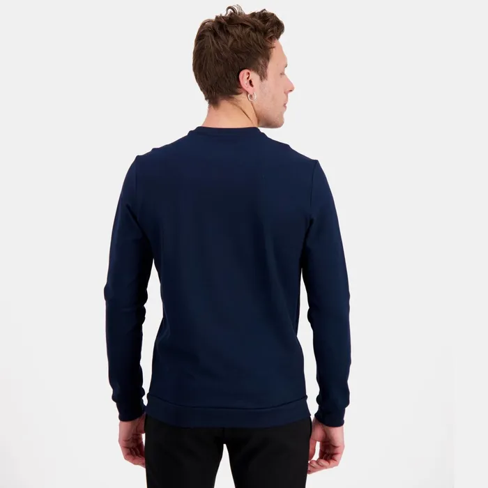 Le Coq Sportif Coq D039or RoundNeck Sweatshirtshirt Dark Velvet Men Sweatshirts