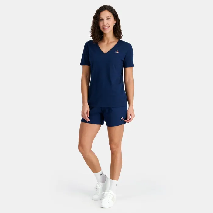 Le Coq Sportif Essentiels Shorts Victory Blue Women Trousers Joggers And Shorts