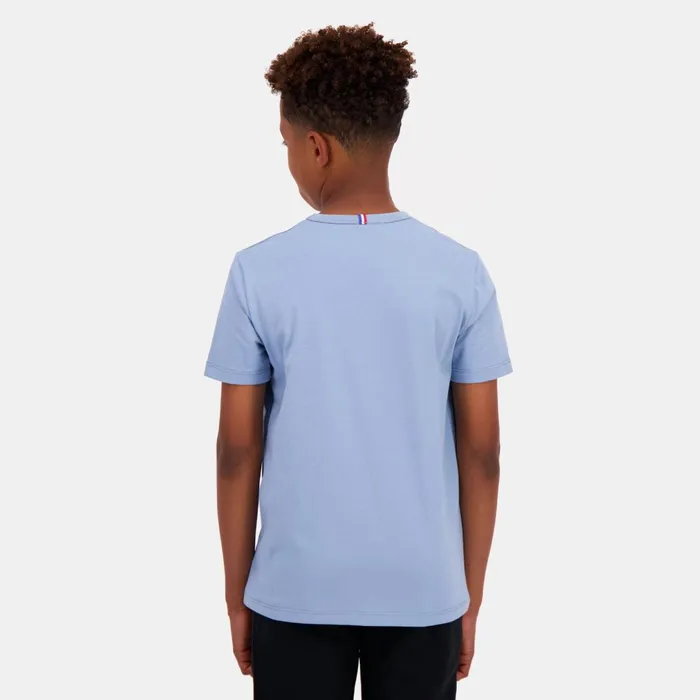 Le Coq Sportif Essentiels Tshirt Enfant Faded Denim Kids Tshirts