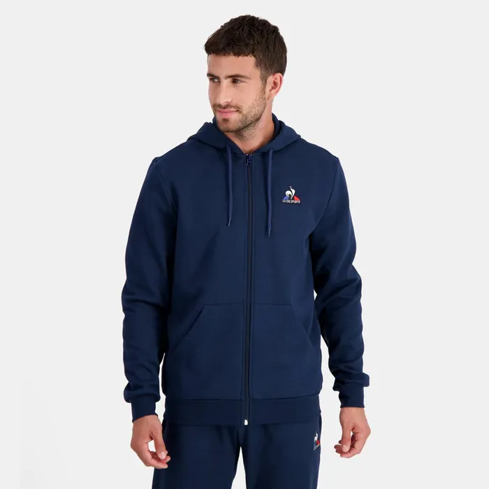 Le Coq Sportif Essentiels ZipUp Hoodie Dress Blues Men Sweatshirts