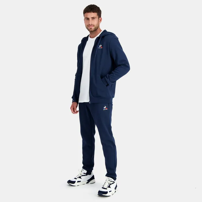 Le Coq Sportif Essentiels ZipUp Hoodie Dress Blues Men Sweatshirts