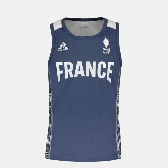 Le Coq Sportif France039s Olympic Team Tank Top Insignia Blue Men Tshirts And Tops