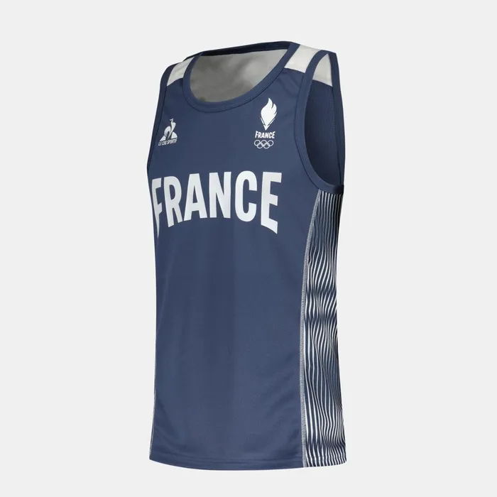 Le Coq Sportif France039s Olympic Team Tank Top Insignia Blue Men Tshirts And Tops