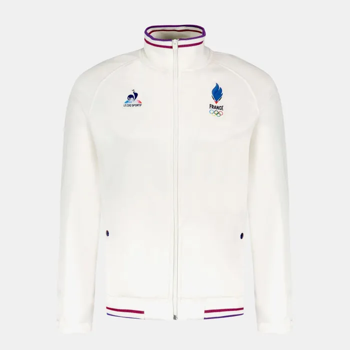 Le Coq Sportif France039s Olympic Team ZipUp Sweatshirtshirt Men Sweatshirts