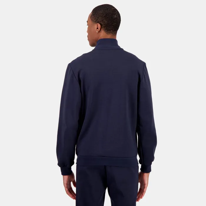 Le Coq Sportif Hritage Veste Zippe Bleue Marine Homme Men Sweatshirts